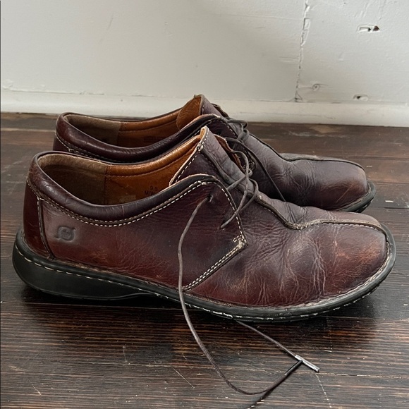 Born Other - Vintage Born Leather Clog Flat Shoes size 9.5